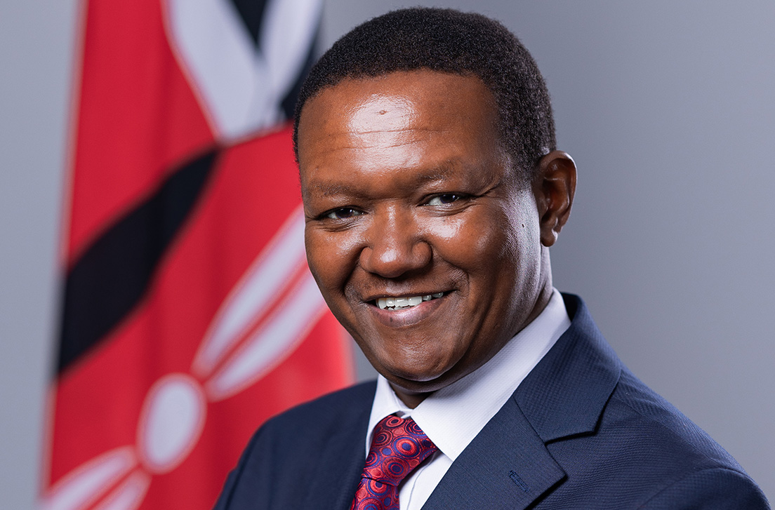 Portrait of Dr. Alfred Mutua, E.G.H.